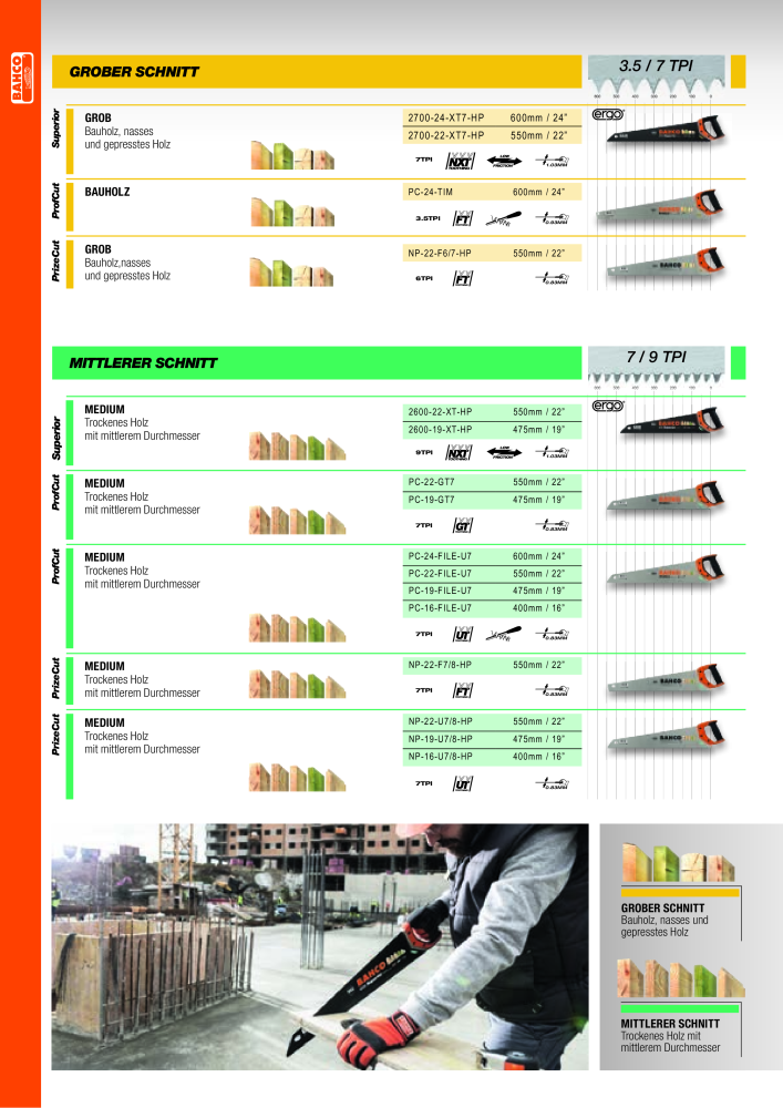 BAHCO Katalog Handsägen Č. 2222 - Strana 2