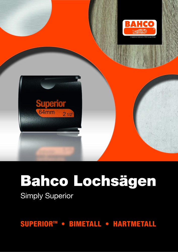 BAHCO Katalog Lochsägen NR.: 2224