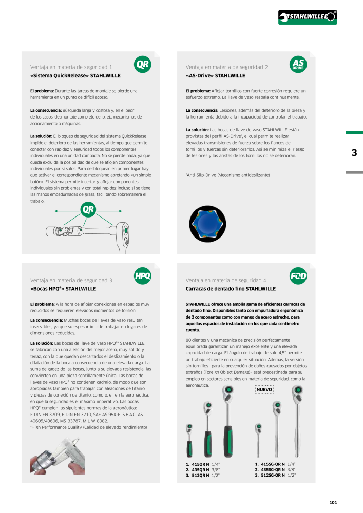 STAHLWILLE Catálogo principal de herramientas manuales NR.: 2248 - Strona 103