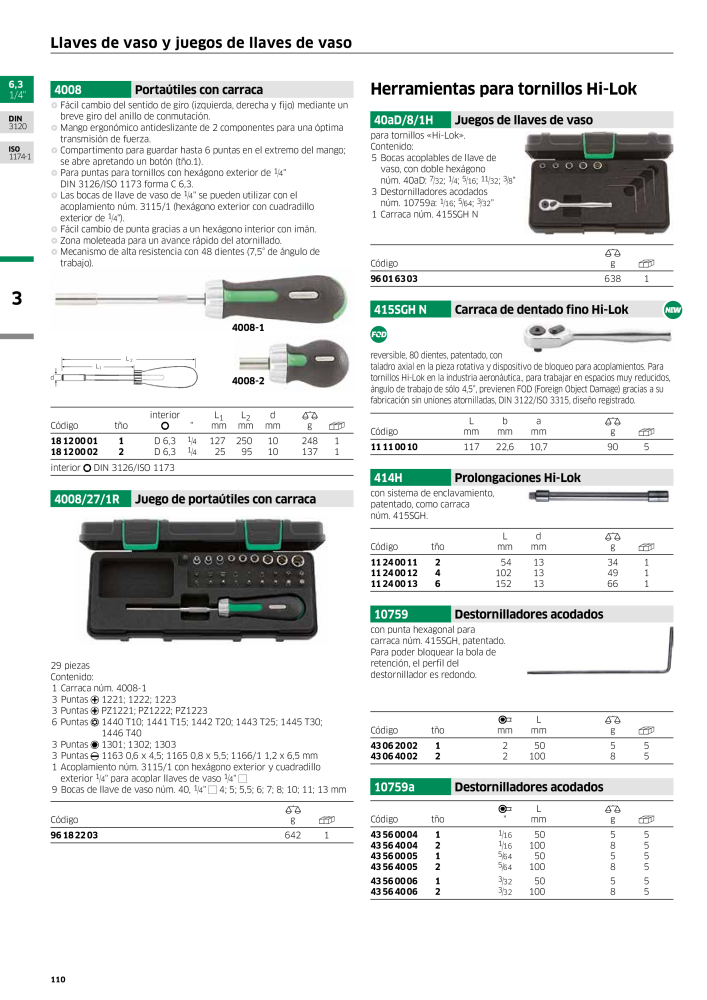 STAHLWILLE Catálogo principal de herramientas manuales NO.: 2248 - Page 112