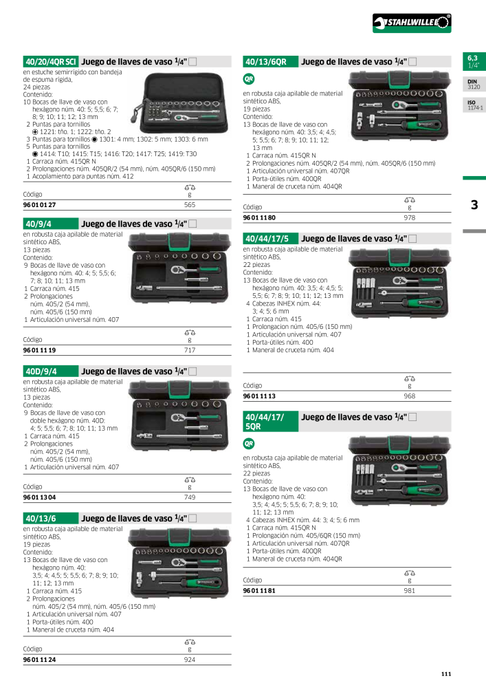 STAHLWILLE Catálogo principal de herramientas manuales NR.: 2248 - Pagina 113