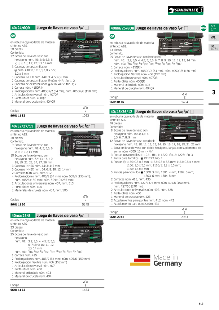 STAHLWILLE Catálogo principal de herramientas manuales NR.: 2248 - Pagina 115
