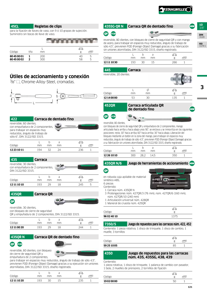 STAHLWILLE Catálogo principal de herramientas manuales NR.: 2248 - Seite 123