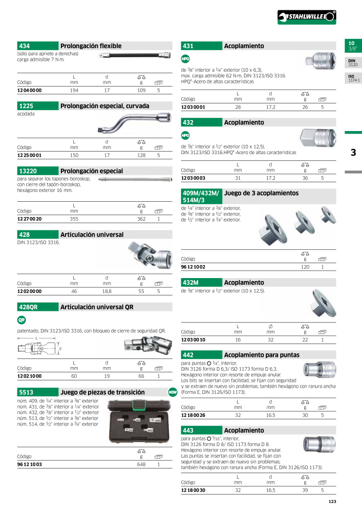 STAHLWILLE Catálogo principal de herramientas manuales NR.: 2248 - Side 125