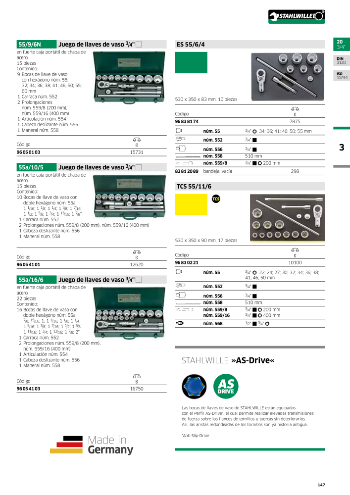 STAHLWILLE Catálogo principal de herramientas manuales NR.: 2248 - Strona 149