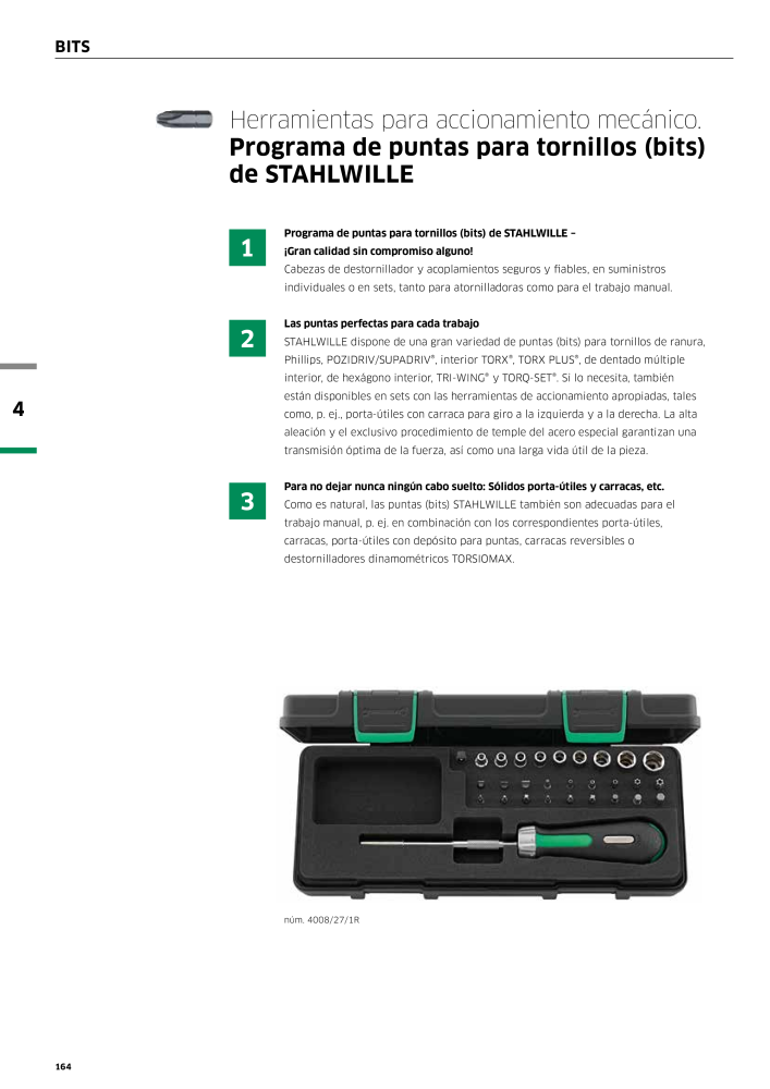 STAHLWILLE Catálogo principal de herramientas manuales NR.: 2248 - Pagina 166