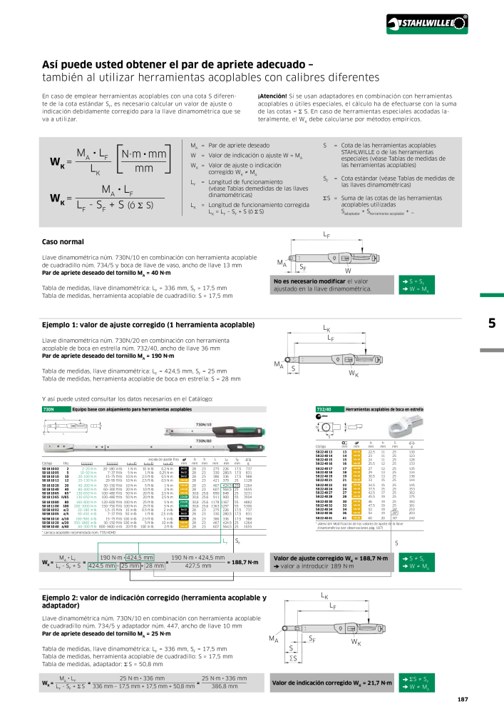 STAHLWILLE Catálogo principal de herramientas manuales NR.: 2248 - Seite 189