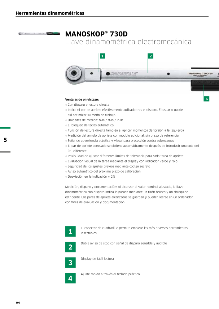 STAHLWILLE Catálogo principal de herramientas manuales NR.: 2248 - Seite 198