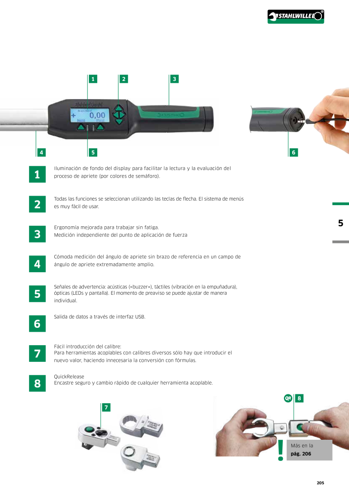 STAHLWILLE Catálogo principal de herramientas manuales NR.: 2248 - Seite 207