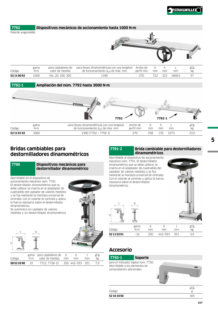 STAHLWILLE Catálogo principal de herramientas manuales n.: 2248 - Pagina 229