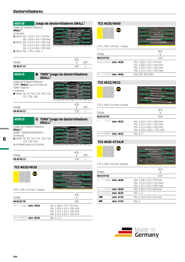 STAHLWILLE Catálogo principal de herramientas manuales NR.: 2248 - Pagina 242