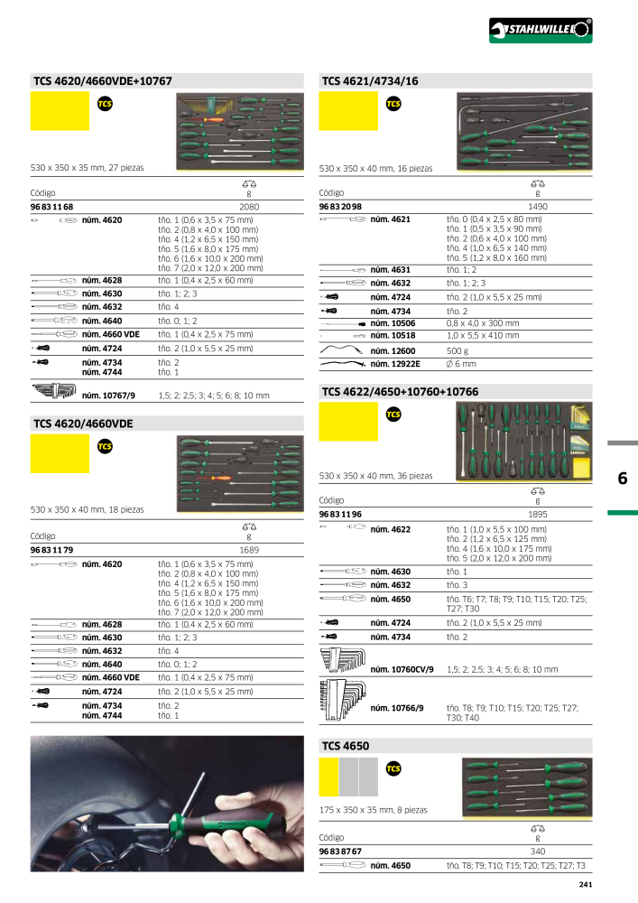 STAHLWILLE Catálogo principal de herramientas manuales NR.: 2248 - Pagina 243