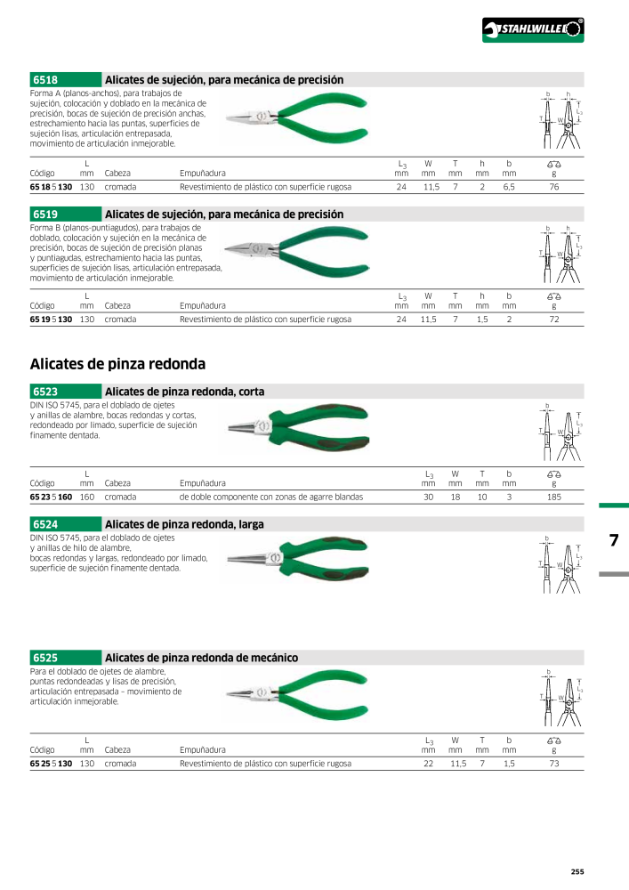 STAHLWILLE Catálogo principal de herramientas manuales NR.: 2248 - Pagina 257