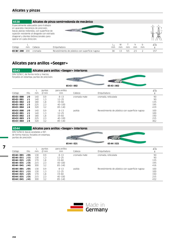 STAHLWILLE Catálogo principal de herramientas manuales NO.: 2248 - Page 260