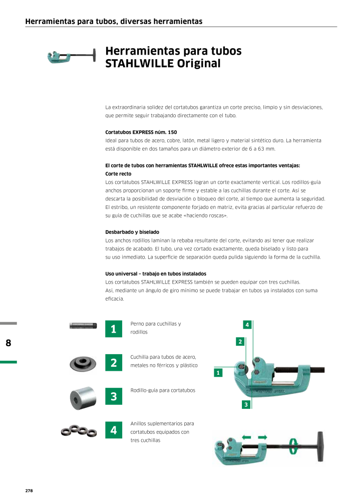 STAHLWILLE Catálogo principal de herramientas manuales NO.: 2248 - Page 280