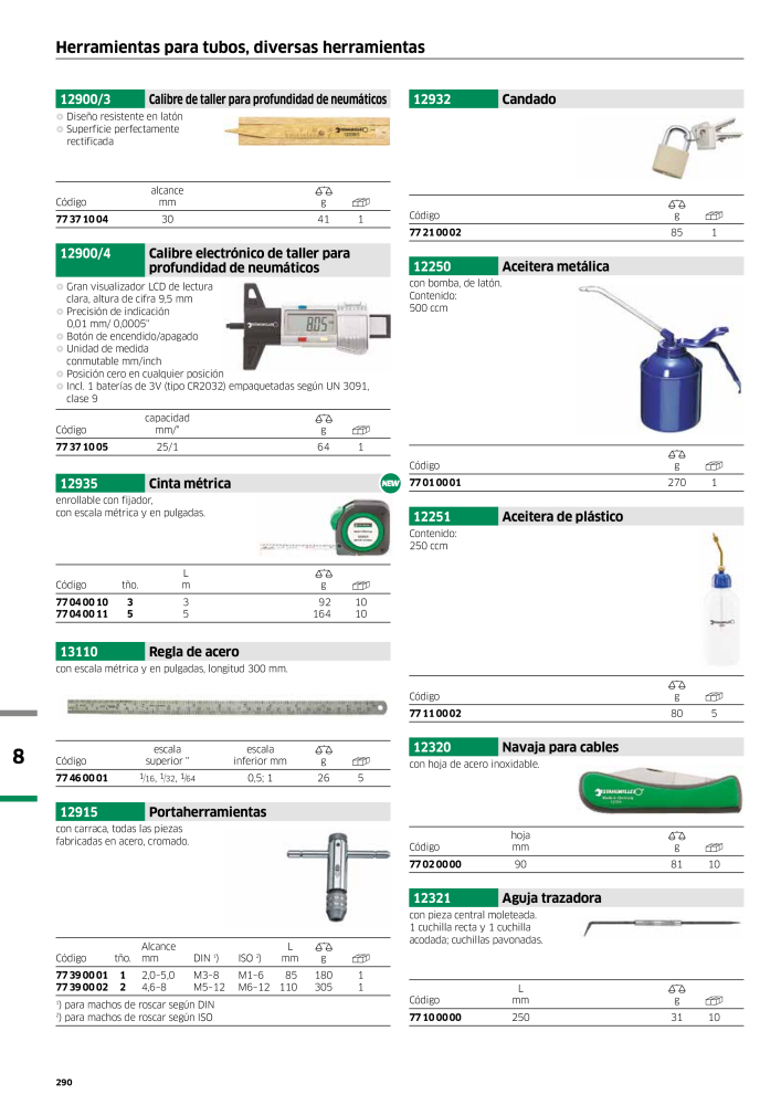 STAHLWILLE Catálogo principal de herramientas manuales Nb. : 2248 - Page 292
