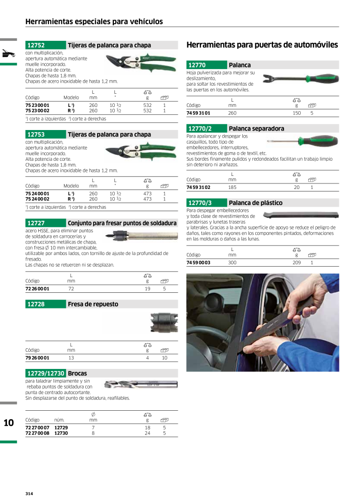 STAHLWILLE Catálogo principal de herramientas manuales NO.: 2248 - Page 316