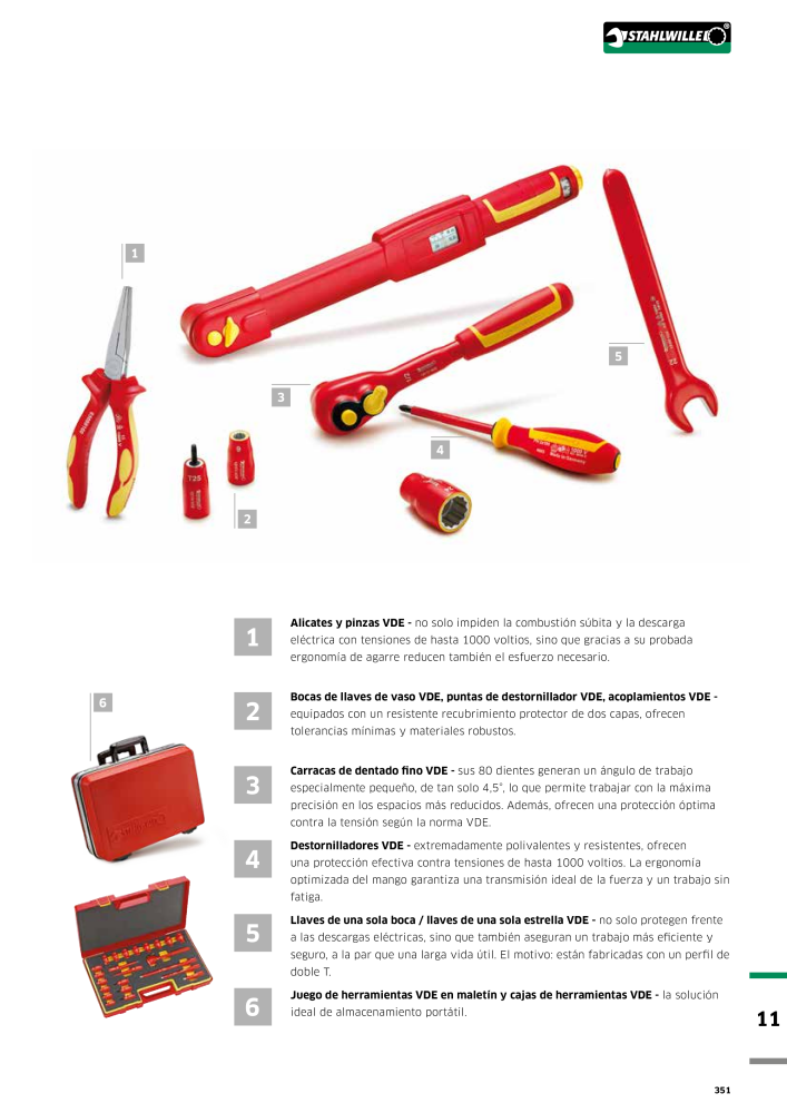 STAHLWILLE Catálogo principal de herramientas manuales NR.: 2248 - Seite 353