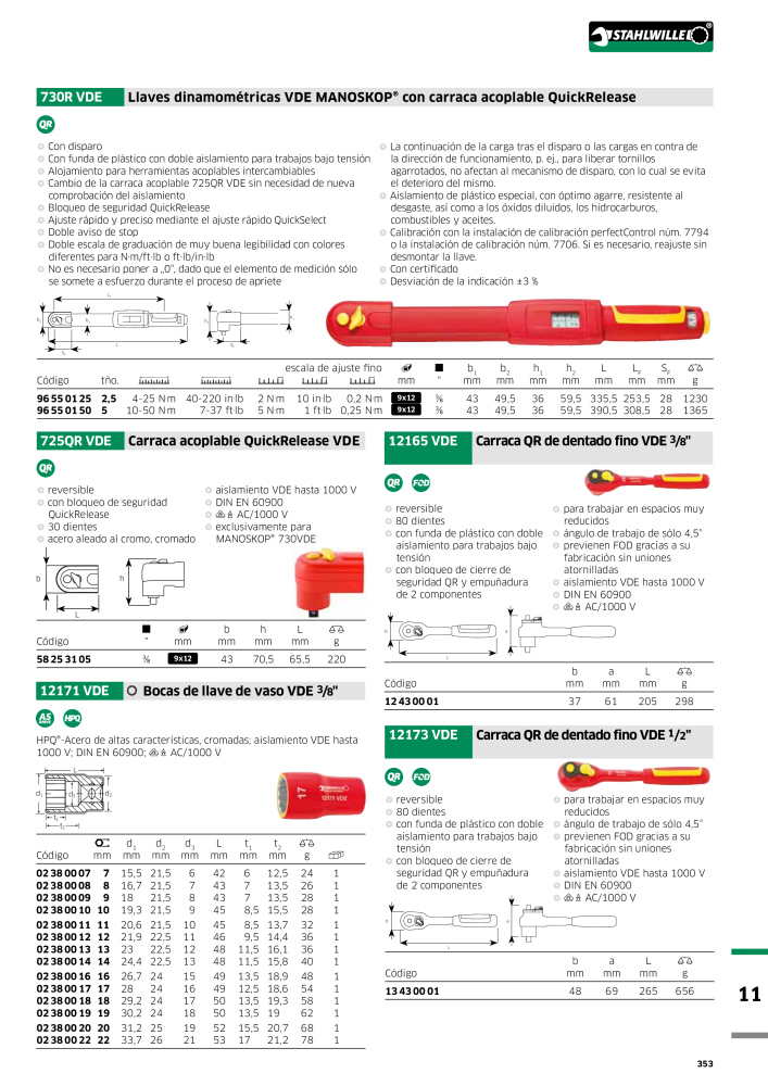 STAHLWILLE Catálogo principal de herramientas manuales NO.: 2248 - Page 355