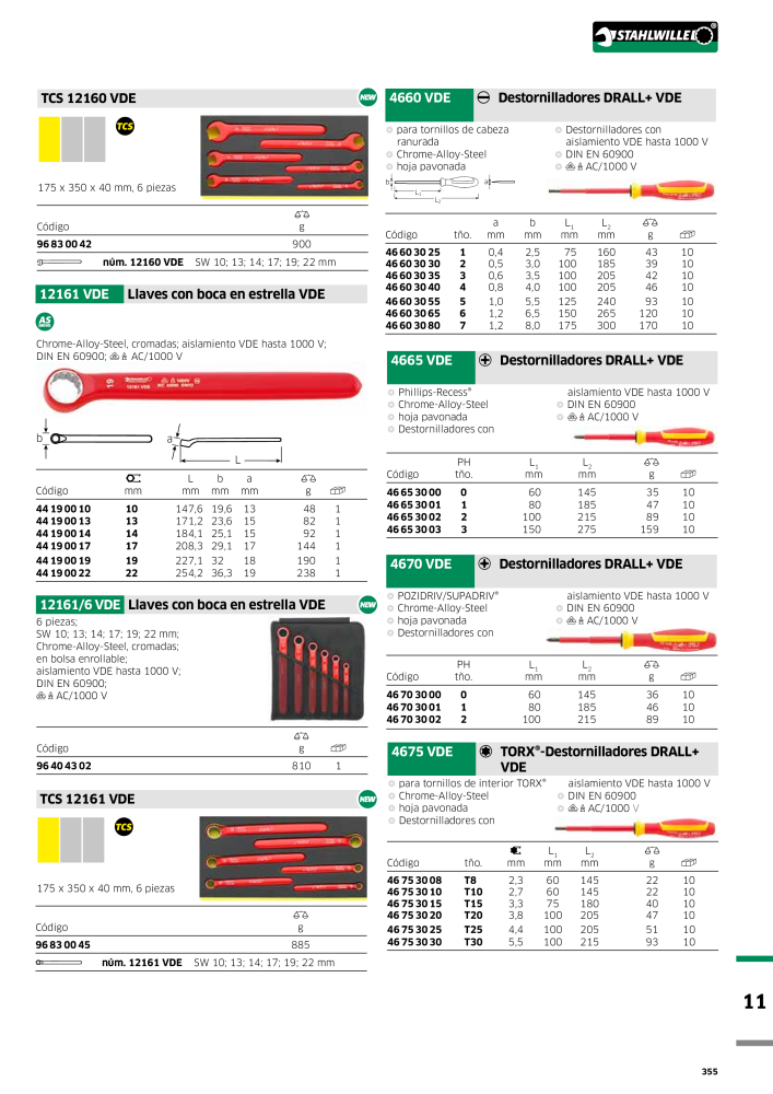 STAHLWILLE Catálogo principal de herramientas manuales n.: 2248 - Pagina 357