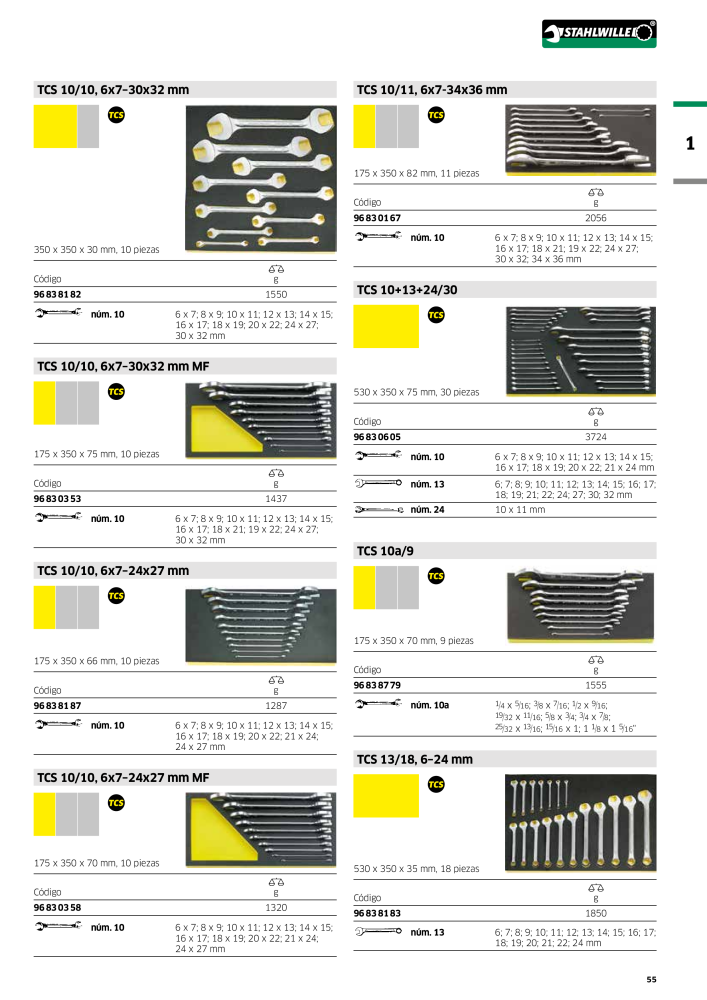 STAHLWILLE Catálogo principal de herramientas manuales NR.: 2248 - Strona 57