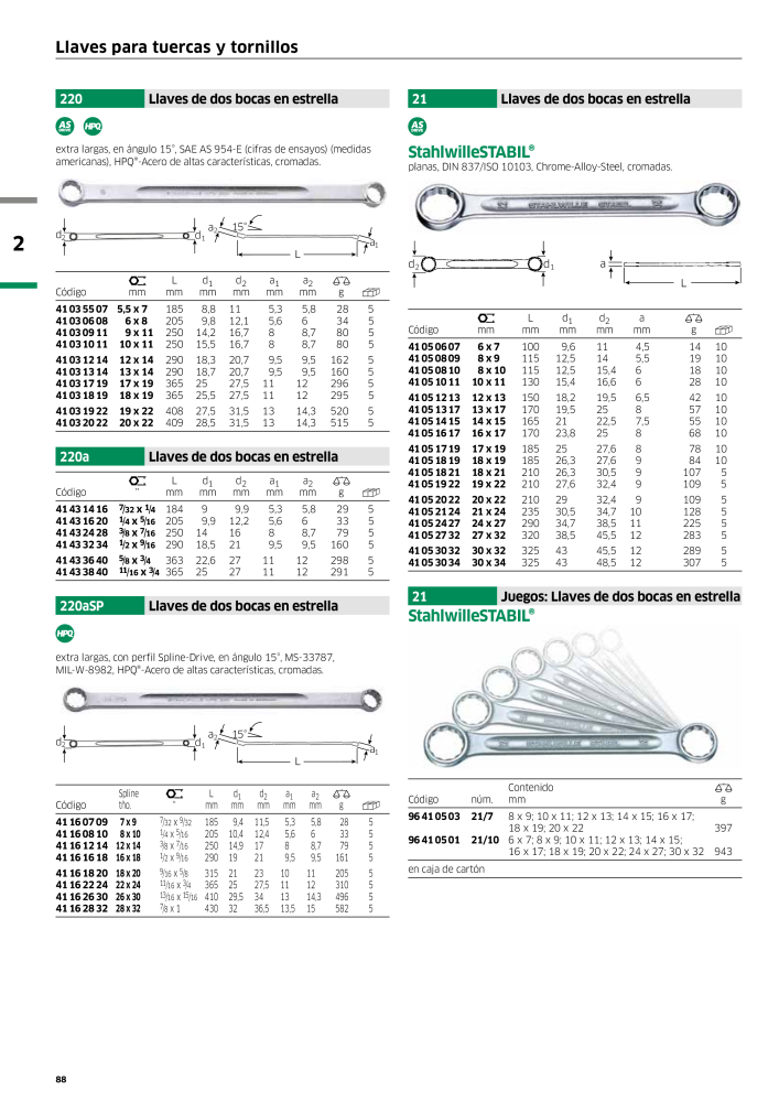 STAHLWILLE Catálogo principal de herramientas manuales Nb. : 2248 - Page 90