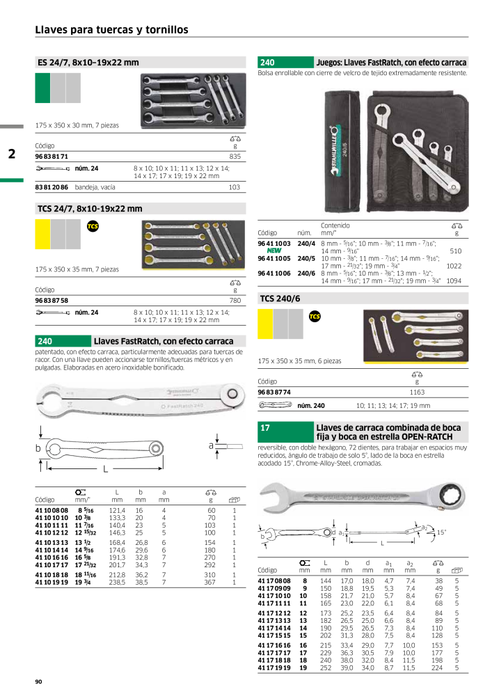 STAHLWILLE Catálogo principal de herramientas manuales Nb. : 2248 - Page 92