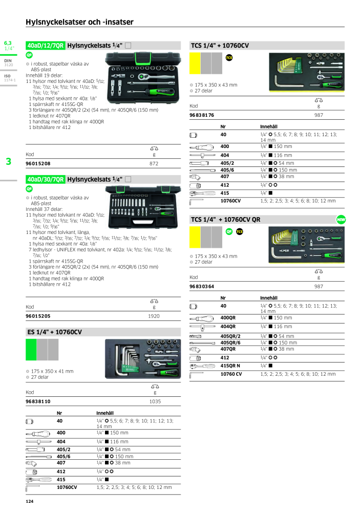 STAHLWILLE huvudkatalog handverktyg NEJ.: 2249 - Sida 126