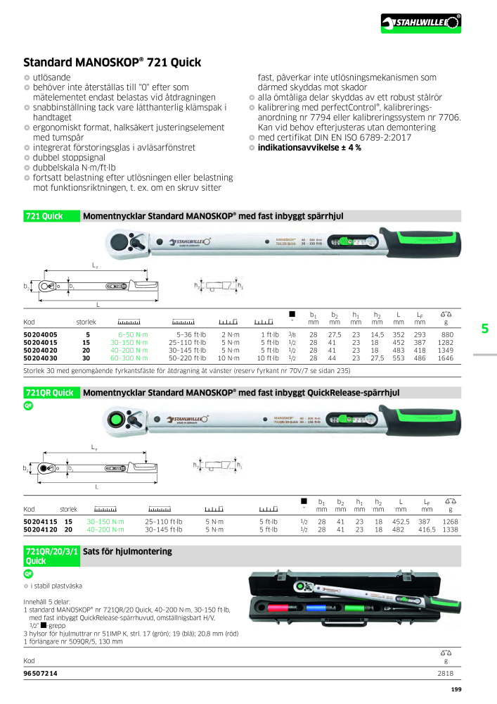 STAHLWILLE huvudkatalog handverktyg Nb. : 2249 - Page 201