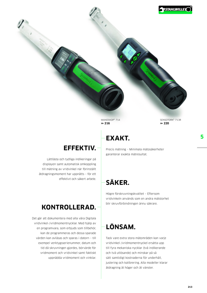 STAHLWILLE huvudkatalog handverktyg NR.: 2249 - Strona 215