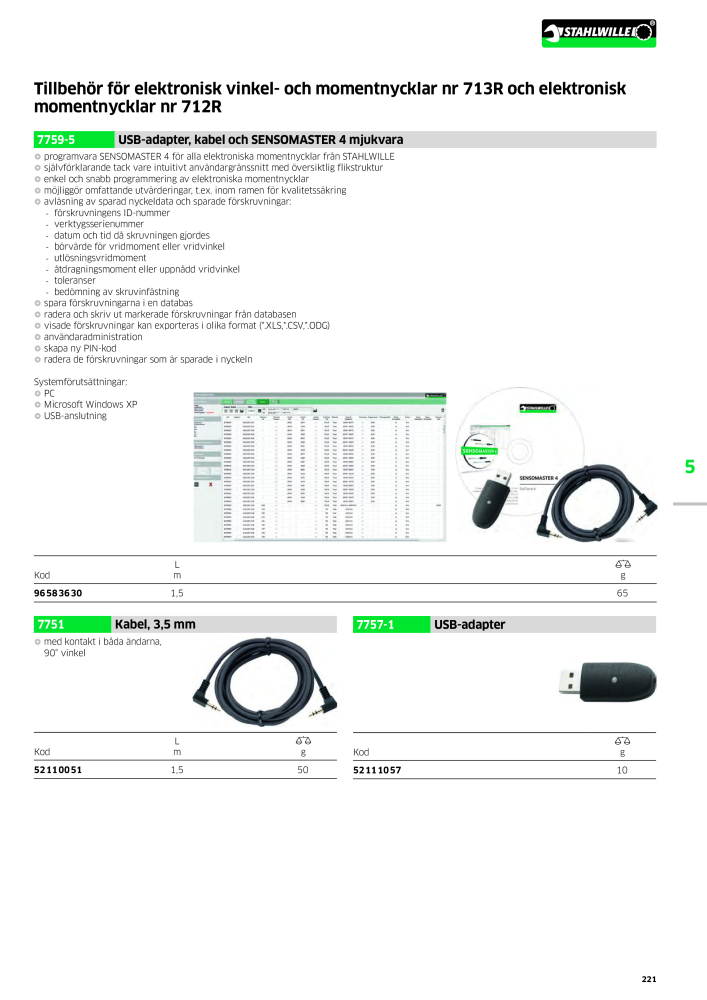 STAHLWILLE huvudkatalog handverktyg Nº: 2249 - Página 223