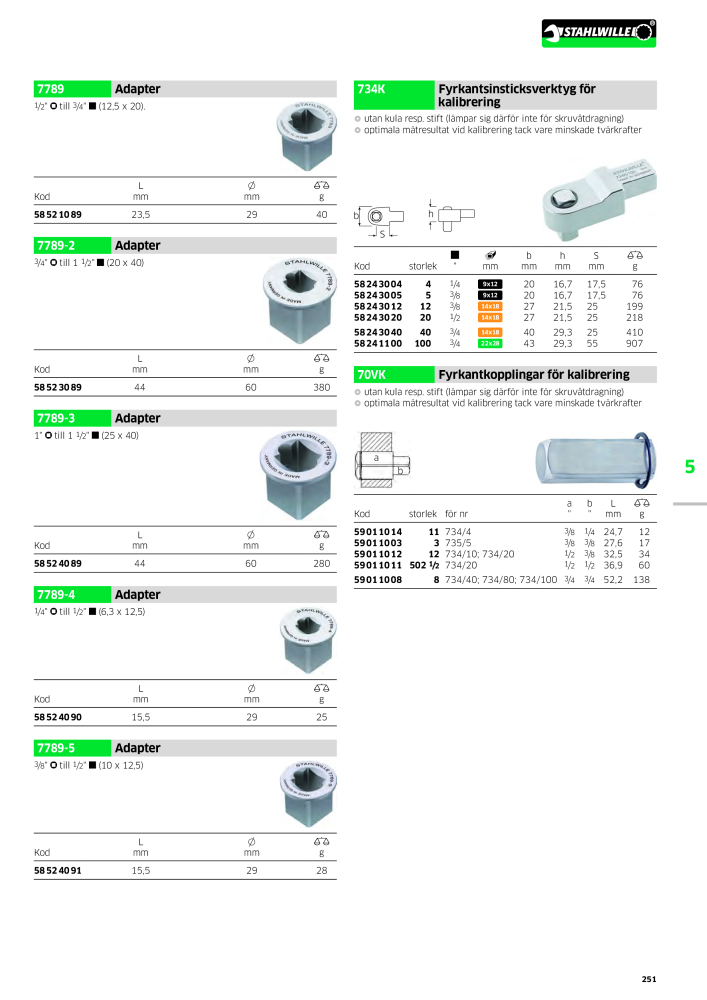 STAHLWILLE huvudkatalog handverktyg NR.: 2249 - Pagina 253