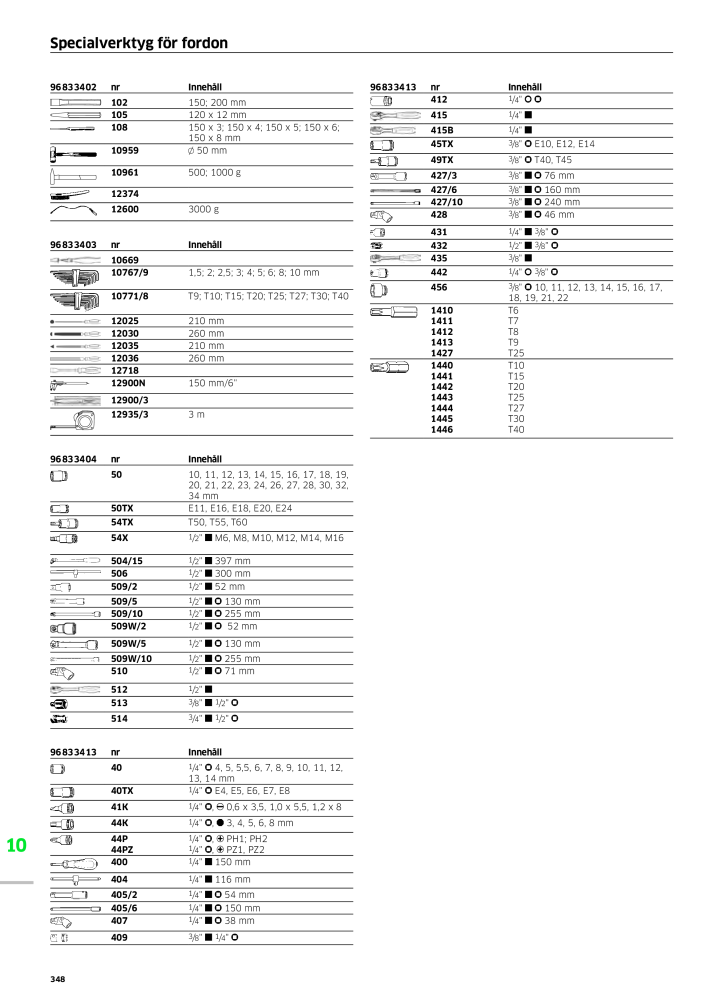 STAHLWILLE huvudkatalog handverktyg n.: 2249 - Pagina 350