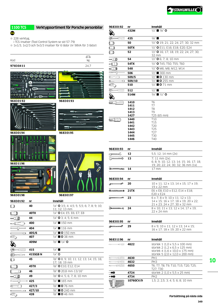 STAHLWILLE huvudkatalog handverktyg Nº: 2249 - Página 351