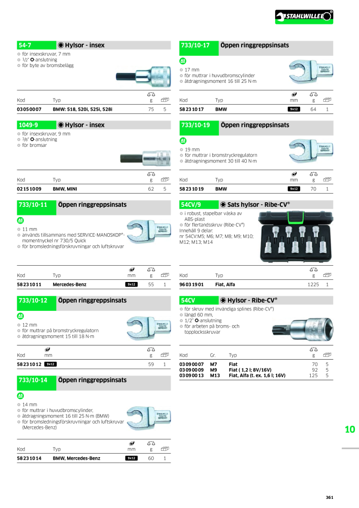 STAHLWILLE huvudkatalog handverktyg NR.: 2249 - Pagina 363