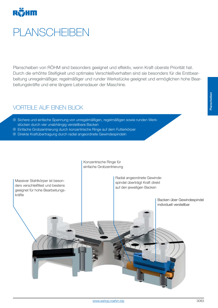 Röhm - Drehfutter und Planscheiben NO.: 2260 - Page 85