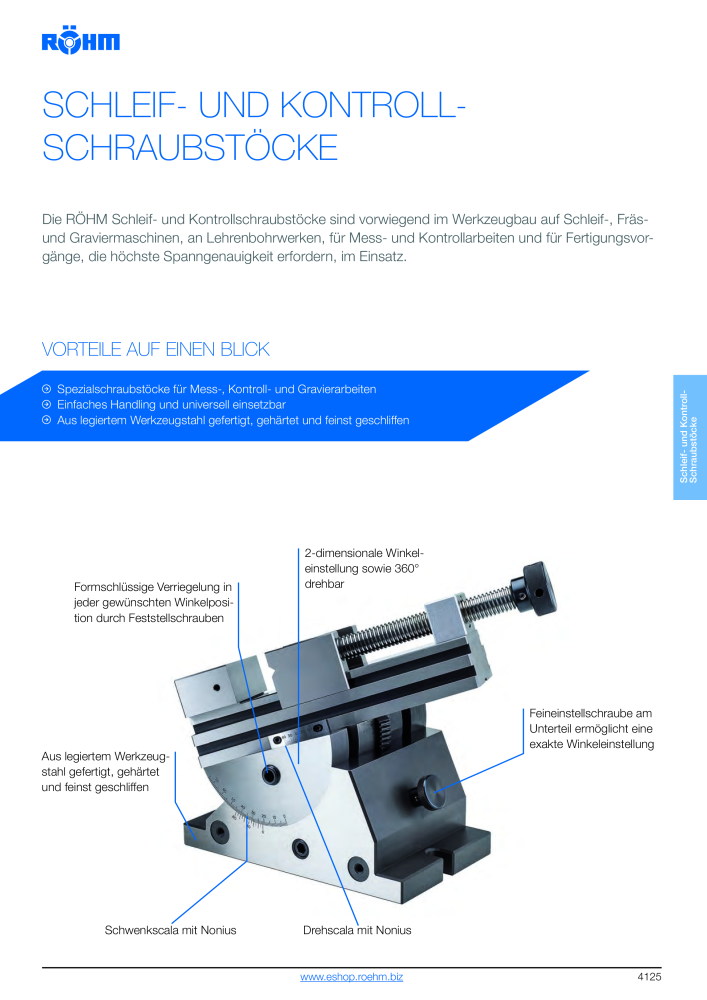 Röhm - Schraubstöcke NR.: 2263 - Seite 127