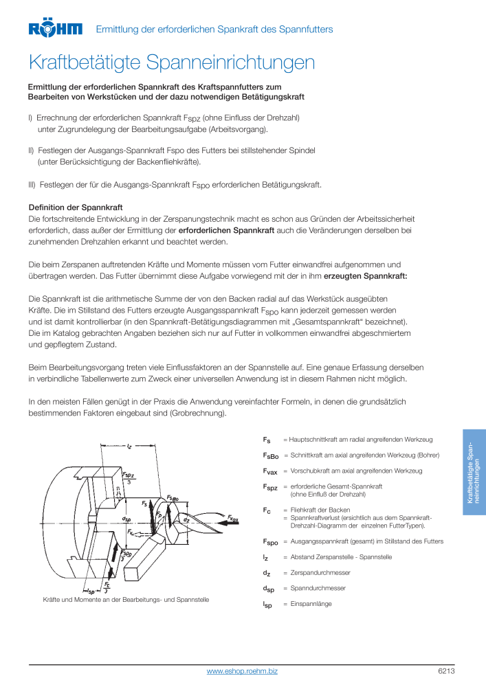 Röhm - Kraftspannfutter und Zylinder-Luenetten NO.: 2265 - Page 215