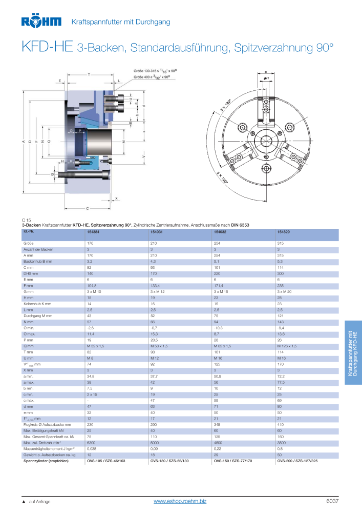 Röhm - Kraftspannfutter und Zylinder-Luenetten NR.: 2265 - Pagina 39