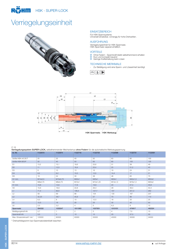 Röhm - Werkzeugspannsysteme NR.: 2267 - Seite 16