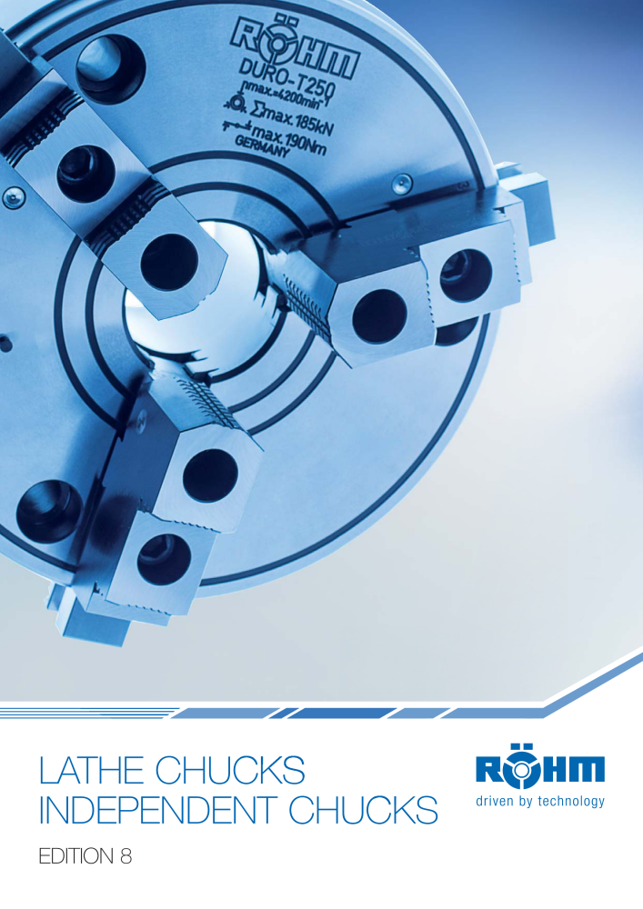 Röhm - Lathe chucks independent chucks NR.: 2270