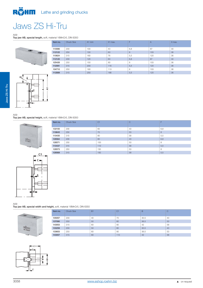 Röhm - Lathe chucks independent chucks NR.: 2270 - Pagina 60
