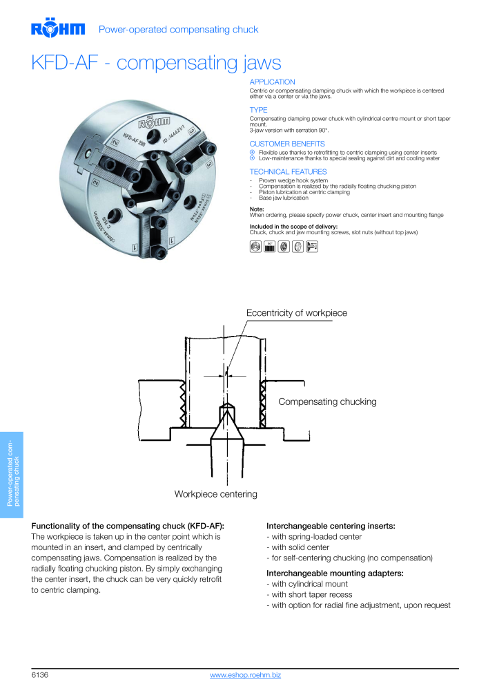 Röhm - Power chucks and cylinders - steady rests NO.: 2273 - Page 138