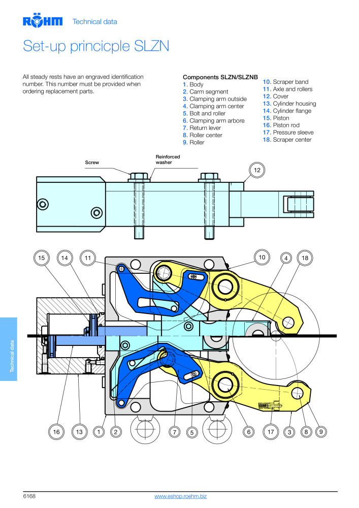 Röhm - Power chucks and cylinders - steady rests Nº: 2273 - Página 170