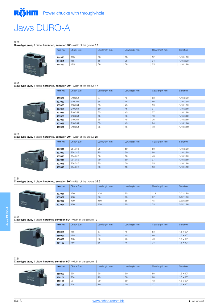 Röhm - Power chucks and cylinders - steady rests Nº: 2273 - Página 20