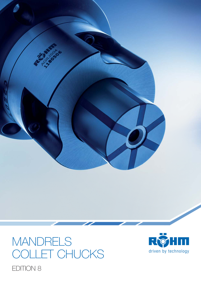 Röhm - Mandrels collet chucks NO.: 2274