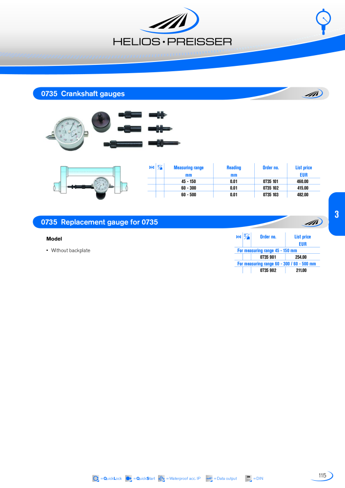 HELIOS - PREISSER Metrology Catalogue NO.: 2297 - Page 112