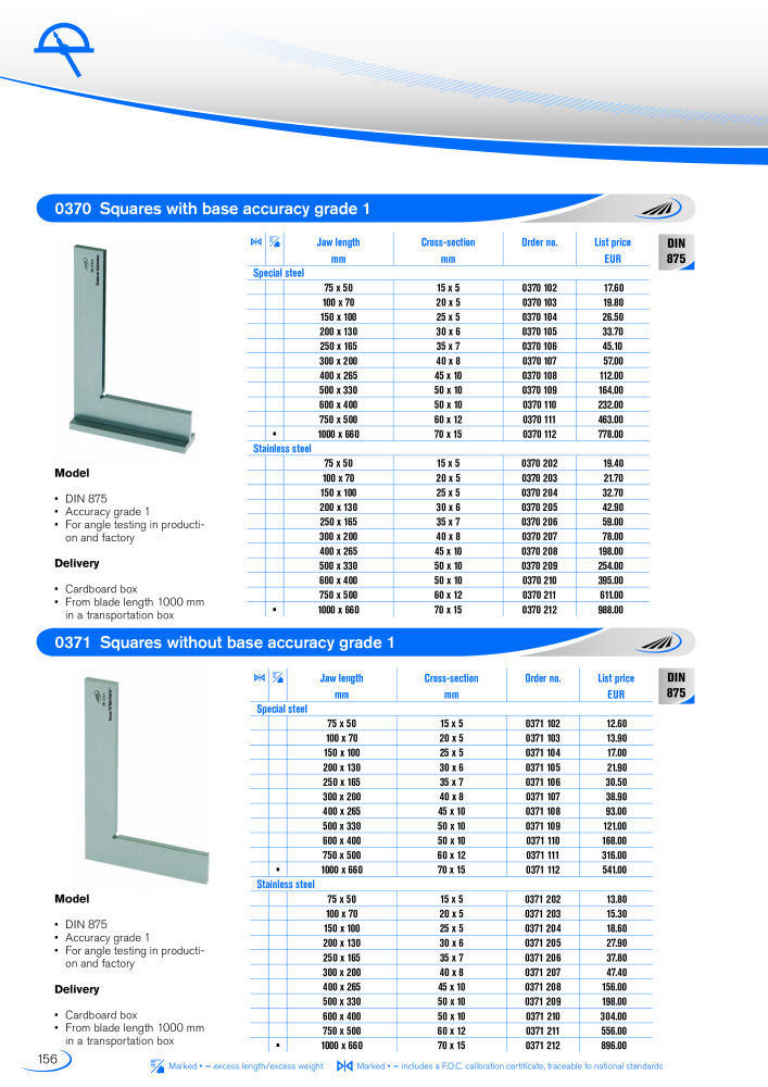 HELIOS - PREISSER Metrology Catalogue NO.: 2297 - Page 153