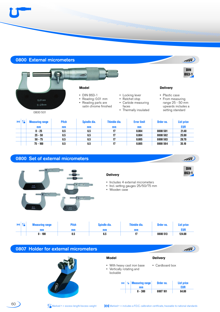 HELIOS - PREISSER Metrology Catalogue NO.: 2297 - Page 57