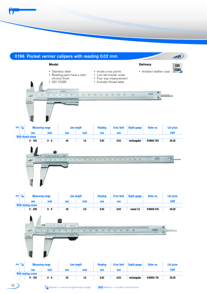 HELIOS - PREISSER Metrology Catalogue NO.: 2297 - Page 7